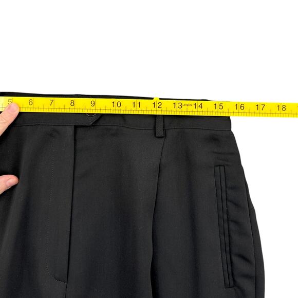 Garfield & Marks Sydney Trouser Black Pleated Corpcore‎ Style Pants Size 10 - Picture 5 of 7